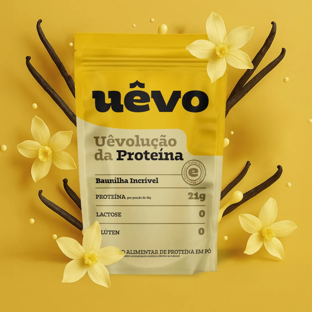 Proteína UÊVO em pó sabor Baunilha x 420g