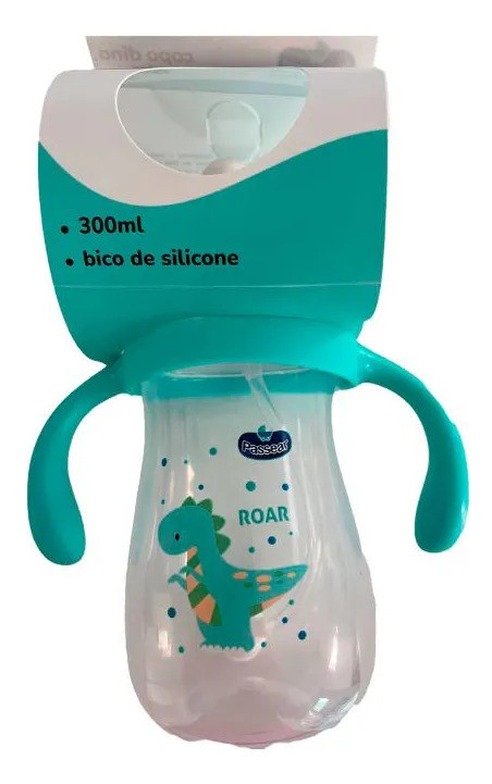 Copo Dino Cor Azul-celeste Dino Azul