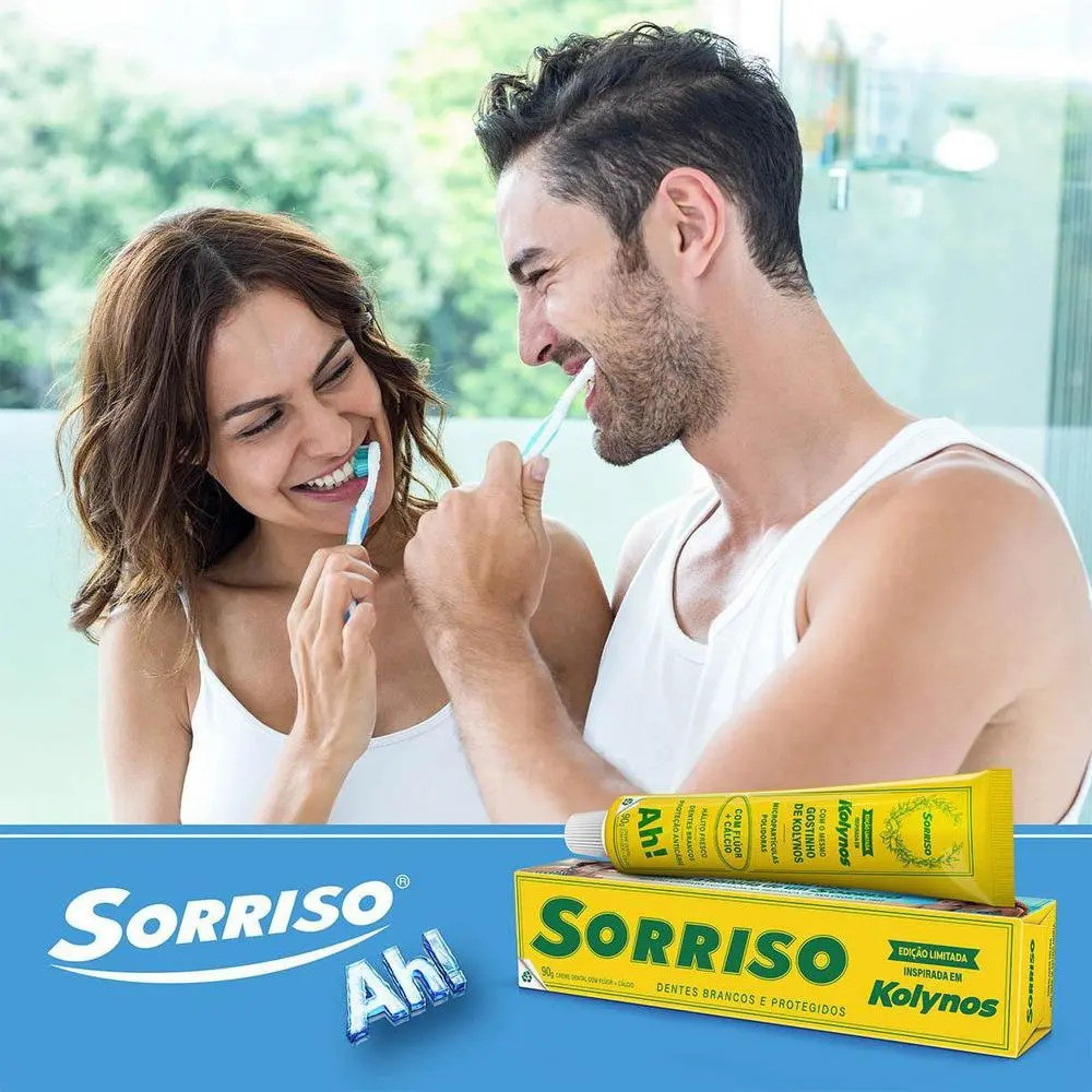Creme Dental Sorriso Edição Limitada Kolynos 90g