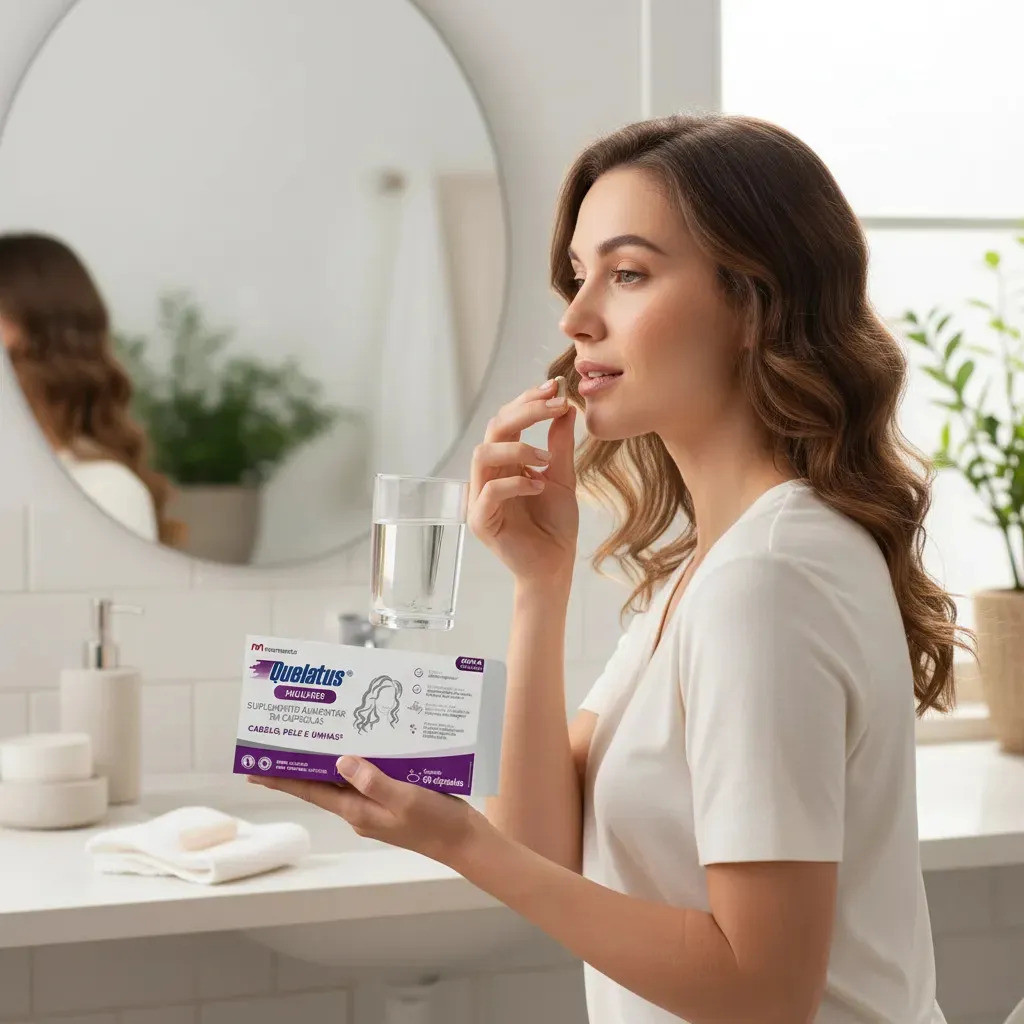 Mineral/Vitamina Momenta Quelatus Mulher em cápsula Sem sabor de 60 un